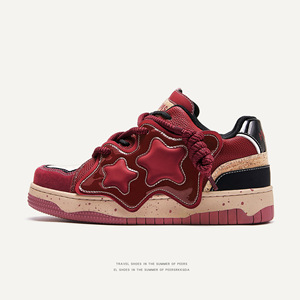 Zapatos <span class=keywords><strong>de</strong></span> Moda Duraderos <span class=keywords><strong>de</strong></span> Cuero Vacuno con Cordones, Edición Limitada Año <span class=keywords><strong>de</strong></span> la Serpiente, Serie Sea <span class=keywords><strong>Star</strong></span>, para Hombre y Mujer, Estilo Pareja - Product Image 6