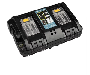 <span class=keywords><strong>Cargador</strong></span> Doble MK para Batería de Herramienta Eléctrica de Litio DC18RD-MINI, Salida 14.4V-18V 3A, Entrada 100V-240V - Product Image 1
