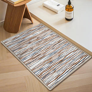 Youltan עיצוב חדש עיצוב חדש כניסה chenille-dormat מכונת כביסה ללא החלקה בחזרה מים סופג אמבטיה - Product Image 5