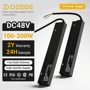 Fuente de Alimentación Magnética para Riel DESEE OEM ODM, DC 48V 100W 200W, Controlador LED para Iluminación de Proyectos - Product Image 1