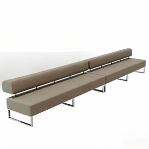 โซฟารับรองแขกในธนาคาร โซฟาสำหรับร้านทำผม ร้านตัดผม พื้นที่พักผ่อน โซฟาสำหรับพื้นที่รอคอย บูธสำหรับใส่บัตร ความกว้าง 60 ซม. แบบขยายเป็นเส้นตรงสำหรับแผนกต้อนรับ - Product Image 2