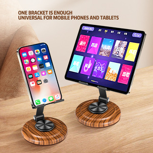 360 Rotating Hợp kim kim loại điện thoại di động đứng chủ biểu tượng tùy chỉnh có thể điều chỉnh có thể gập lại máy tính để bàn điện thoại di động đứng chủ - Product Image 4