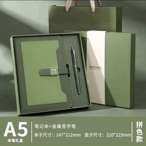 สมุดแพลนเนอร์รายสัปดาห์/รายวัน พิมพ์ลายโลโก้ตามสั่ง ปี 2025 พร้อมกล่องของขวัญสุดหรู ชุดของขวัญธุรกิจ ขวดน้ำสุญญากาศ และสมุดโน้ตสำหรับโปรโมชั่น - Product Image 6