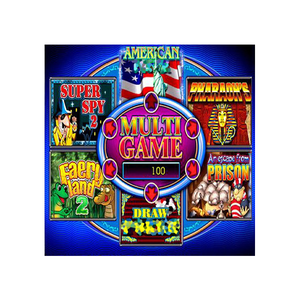 Hot bán 6 trong 1 bo mạch chủ máy <span class=keywords><strong>Arcade</strong></span> Kit Chất lượng cao ngang màn hình rồng trò chơi đa PCB đồng tiền hoạt động trò chơi đẩy - Product Image 4