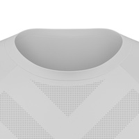 Camiseta para correr con patrón de puntos grises transpirables para hombre, Camiseta deportiva completa personalizada, Top deportivo informal, rendimiento atlético, deportes de Fitness