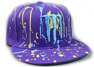 Casquette Snapback décontractée en sergé de coton avec broderie 3D intégrale GHHLS053 - Casquette Snapback à motif de feuille de performance - Product Image 3