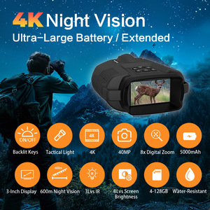 Night Vision Binoculars 25mm Objective 600m Range Infrared Outdoor High Definition Photography Video Recording - Product Image 5
