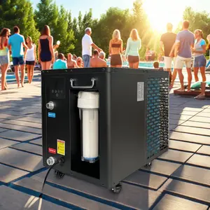 Hot Sale 1Hp Portable Athletes 1hp Water Chiller Pools Small Cold Plunge Bath Chiller Ice Bath Customizable Logo Print Chiller