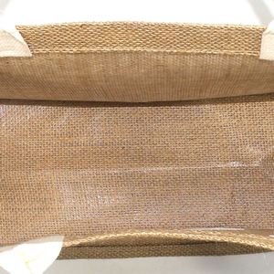 Sacs fourre-tout en toile de jute personnalisés, écologiques, imprimés avec motif de patte de chien, pour femmes, usage quotidien, vente en gros - Product Image 2