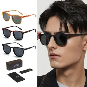 New Luxury Designer PC khung Sunglass phụ nữ gafas de Sol kính mặt trời phân cực hợp thời trang retro vuông Ladies Sunglasses men