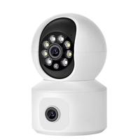 Moniteur Bébé K22 4MP HD à Double Écran, Double Objectif PTZ, Sécurité Domestique, Suivi Automatique, Audio Bidirectionnel, Détection Humaine, Carte Mémoire, Cloud