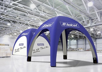 Personalizado 4x4 10x10 Expo eventos deportivos PVC soplado hasta exposición inflable dosel tienda cúpula marquesina araña carpa inflable Gazebo
