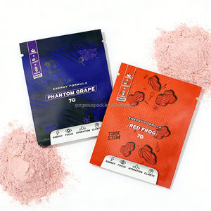 Bolsas de Polvo con Cierre Hermético de 7g y 14g, Sobres de Proteína de Suero, Bolsas de Papel de Aluminio Impresas Personalizadas de 250g y 500g, Bolsas Doypack para Alimentos - Product Image 4