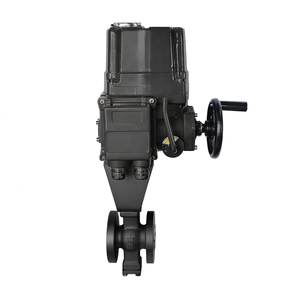 Vanne à bille électrique antidéflagrante HK60Q-EX-V, vanne à bille motorisée à bride en acier inoxydable - Product Image 4