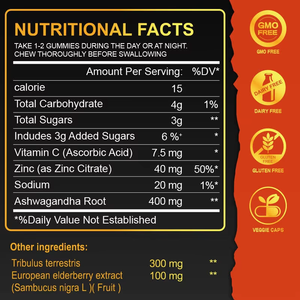 Maca capsules voor mannelijke krachtversterking, libidoversterker, energiepillen, kruidenextract, Maca gummies, <span class=keywords><strong>pil</strong></span> voor mannelijke vergroting - Product Image 4