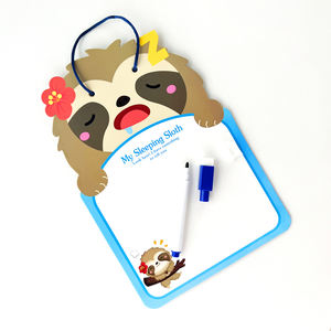 Aangepaste kinder DIY tekenbord, uitwisbaar tekenbord, leerkarton, kleurboekbord - Product Image 5