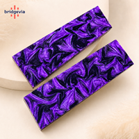 Plaques de poignée de couteau en acrylique moulé sur mesure pour couteaux EDC – Matériaux vierges en acrylique à motifs de qualité supérieure