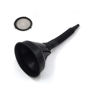 Car Refueling Funnel With Fine Filter Large Plastic Oil Leak Device For Outdoor Hands Free Use - Product Image 4