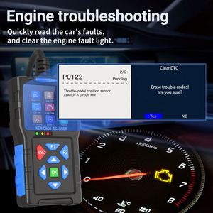 Universal Car OBD2 Scanner T300 Digital Display USB Fault Code Reader Battery Tester Engine Analyzer <b>Diagnostic</b> <b>Tool</b> 1 Year - Product Image 6