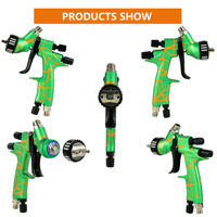 Pistola de Pulverización Neumática ROKO 6000 Ultra Gravity Feed OEM para Reparación de Carrocería de Automóviles con Boquilla de 1.3 mm para Pintura Automotriz y Acabado Fino