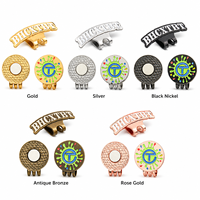 Clip Magnético Personalizado para Gorra de Golf, Marcador de Pelota de Metal con Logotipo Extraíble