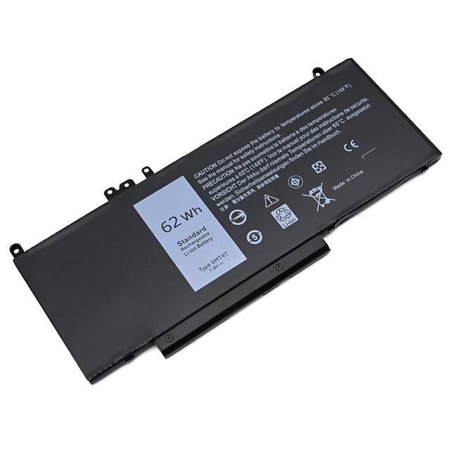 Brand New Real Capacity 62Wh 7.6V 6MT4T 0YD8XC 79VRK Laptop Battery for Dell Latitude E5570 E5470 E5270 E5250 E5550 E5450 3510