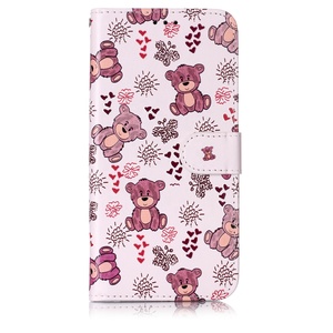 Étui de téléphone portable en cuir avec impression exquise, étui à rabat pliable pour <span class=keywords><strong>Samsung</strong></span> A22 A32 4G/A82/S21 FE - Product Image 3