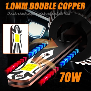 Chenlang mới đến clr11 tự động <span class=keywords><strong>Led</strong></span> Đèn Pha Bóng đèn 70W 7000lm csp3570 H1 H4 H7 H11 9006 9005 <span class=keywords><strong>Led</strong></span> Đèn Pha IP68 không thấm nước - Product Image 6