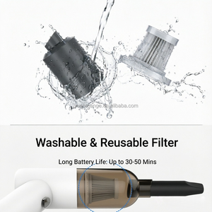Mini <span class=keywords><strong>aspirateur</strong></span> portable pour voiture - Rechargeable, aspiration 5000Pa, 45W, Type-C, 2600mAh - Product Image 6