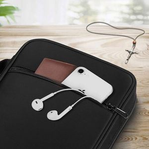 Échantillon gratuit Sac d'église personnalisé imperméable Étui pour livre de la Bible Housses de Bible avec fermeture éclair - Product Image 5
