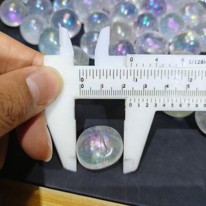 Cristal naturel de haute qualité, aura, <span class=keywords><strong>quartz</strong></span> clair, pierre roulée, sculptée à la main, cristaux de guérison pour la décoration de la maison - Product Image 5