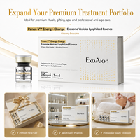 Poudre lyophilisée d'exosomes de ginseng ExoAion 10^10 particules, formule professionnelle pour un éclat nocturne, pour OEM, ODM, marque privée
