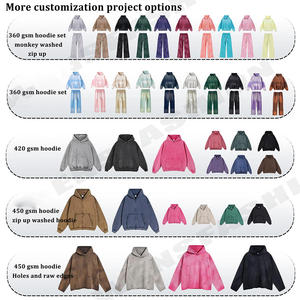 Fabricants de vêtements streetwear personnalisés ODM OEM avec logo Y-X, t-shirts, sweats à capuche, sweat-shirts, pantalons, vestes, pulls, shorts, ensembles de survêtement - Product Image 2