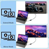 Konverter HDTV ke VGA Berlapis Emas Grosir 1080P, Kabel Adaptor Male Female dengan Audio 3.5mm untuk Komputer, Laptop, Tablet, TV, Home Theater