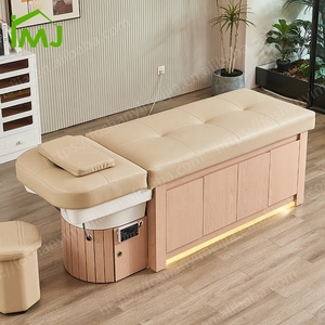 เตียงนวดแผนไทย เตียงสระผม ร้านเสริมสวย ตู้เก็บของ เตียงสปาหัวไม้ญี่ปุ่น - Product Image 3