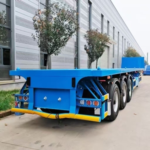 Meilleure Vente sur le Marché Africain : Semi-Remorque Plateau 3 Essieux 40-60T Durable pour le Transport de Conteneurs Lourds dans l'Exploitation Minière et l'Agriculture - Product Image 3