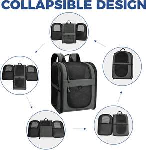 कुत्तों के लिए एपॉलो वॉकर पालतू वाहक बैकपैक ठोस पर्यावरण अनुकूल सुरक्षा कुशन बैक समर्थन 15 किलोग्राम क्षमता यात्रा लंबी पैदल यात्रा यात्रा लंबी पैदल यात्रा यात्रा - Product Image 5