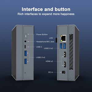 Beelink <span class=keywords><strong>Mini</strong></span> Computer Desktop 11th Gen Quad-Core N5105 8G DDR4 RAM 128G 256G SSD RJ45 4K UHD Dual per casa/ufficio - Product Image 4