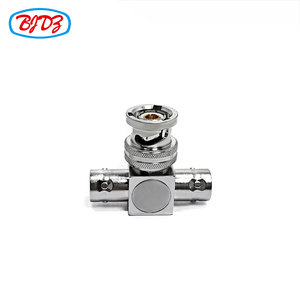 Adattatore RF BNC Maschio-Femmina Tipo T, Connettore BNC Maschio Triassiale a BNC Femmina Triassiale, Produttore <span class=keywords><strong>TRB</strong></span> 1553B - Product Image 2