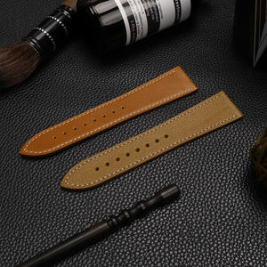 Pour Rolex Omega Cartier Garmin Hermes Huawei Xiaomi Samsung <span class=keywords><strong>Seiko</strong></span> <span class=keywords><strong>Bracelet</strong></span> de montre en cuir de luxe 19mm 20mm <span class=keywords><strong>21mm</strong></span> 22mm <span class=keywords><strong>Bracelet</strong></span> - Product Image 1