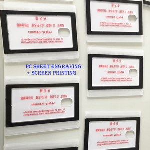 Feuille acrylique en polycarbonate imprimée sur mesure pour pièces automobiles Pièces CNC Gravure Pliage moulage en forme de L Traitement de découpe - Product Image 1