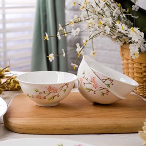 Phong Cách Châu Âu! Bộ Đồ Ăn Tối Bằng Sứ Vuông 20 Món/Bộ Đồ Ăn Bằng Sứ Hoàng Gia Với Đề Can - Product Image 5