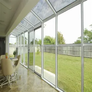 Huis Diy Plant Aluminium Frame Glas Serre Huis Buitendeuren Thermische Isolatie Custom Voor Bengaal