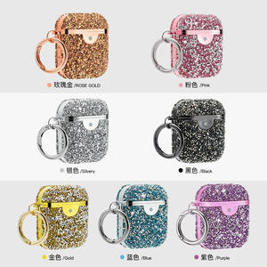 Honatop-funda de TPU suave con purpurina y diamante para auriculares, a prueba de golpes, para airpod <span class=keywords><strong>2021</strong></span> <span class=keywords><strong>pro</strong></span> 3, 1/<span class=keywords><strong>2</strong></span> - Product Image 1