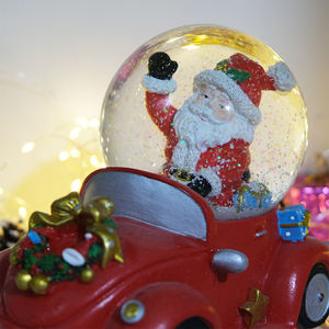 كرة ثلجية زجاجية مصنوعة من الراتنج للبيع بالجملة، زينة مخصصة لعيد الميلاد والهالوين، كرة ثلجية للسيارة - Product Image 5