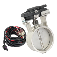 Kit Universal de Válvula de Escape Eléctrica de 12V con Silenciador Valvetronic y Sistema de Escape Cat-Back con Control de Válvulas