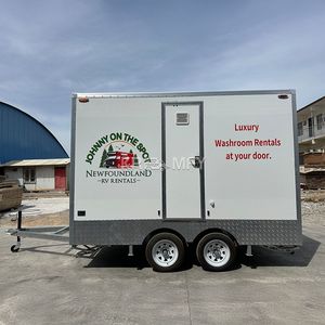 Toilettes mobiles portables d'extérieur 2025 pour les activités de festival, toilettes en plastique de style occidental, remorque - Product Image 5