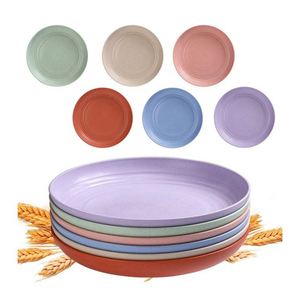 Nouvel ensemble d'assiettes en paille de blé biodégradable, épaissies, de haute qualité et écologiques, collection 2026, vente chaude - Product Image 1
