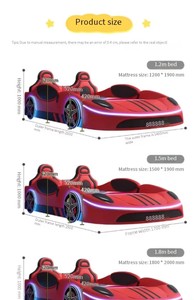 Estructuras de Cama Modernas de Lujo para Niños Pequeños Ajustables y Suaves Diseño Contemporáneo para Uso Doméstico y Hotelero Tamaño Doble - Product Image 3