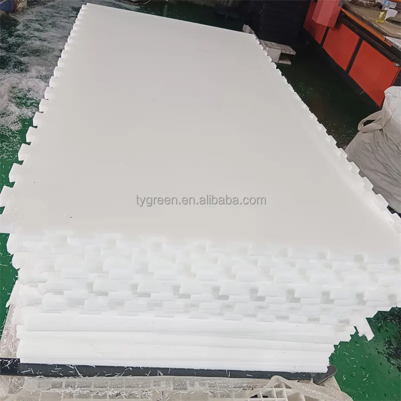 Barato super glide auto lubrificante UHMWPE artificial sintético gelo para pista de gelo